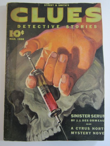 Clues detective stories - stories, pulp